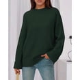 thumbnail image 2 of BTFBM Sweaters for Women Casual Crewneck Long Sleeve Loose Ribbed Knit Pullover Sweater Winter Clothes Fall Outfits, 2 of 8