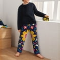 thumbnail image 5 of Xecao Cinco De Mayo Floral Print Teenagers' Pajama Pants Long Sleep Pants Soft Elastic Waist Pajama Bottoms Elastic waist with 2 Pockets 5-16 Years-Large, 5 of 6
