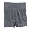 thumbnail image 1 of PEASKJP Women's Shorts Tummy Control Soft Stretch Cycling Shorts Yoga Active Shorts Grey L, 1 of 5