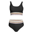 thumbnail image 3 of WILLBEST Traje de Baño con Curvas conjuntos de Bikini para Mujer Trajes de Baño deportivos de Dos Piezas de Cintura Alta Trajes de Baño de Corte Alto, 3 of 4