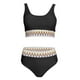 thumbnail image 3 of WILLBEST Traje de Baño con Curvas conjuntos de Bikini para Mujer Trajes de Baño deportivos de Dos Piezas de Cintura Alta Trajes de Baño de Corte Alto, 3 of 4