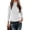 White, variant on Women's Turtleneck Long Sleeve Knit Sweater, Soft Stretchy Knitted Tops for Casual Daily Layering, Fall Winter Basic Fitted Knitwear for Ladies Brown XXL