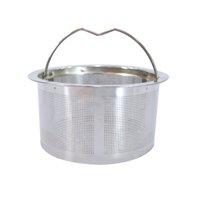 MasteelfCA 2pcs Stainless Steel Tea Filter Infuser Tea Strainer with Handle for Home (Silver)
