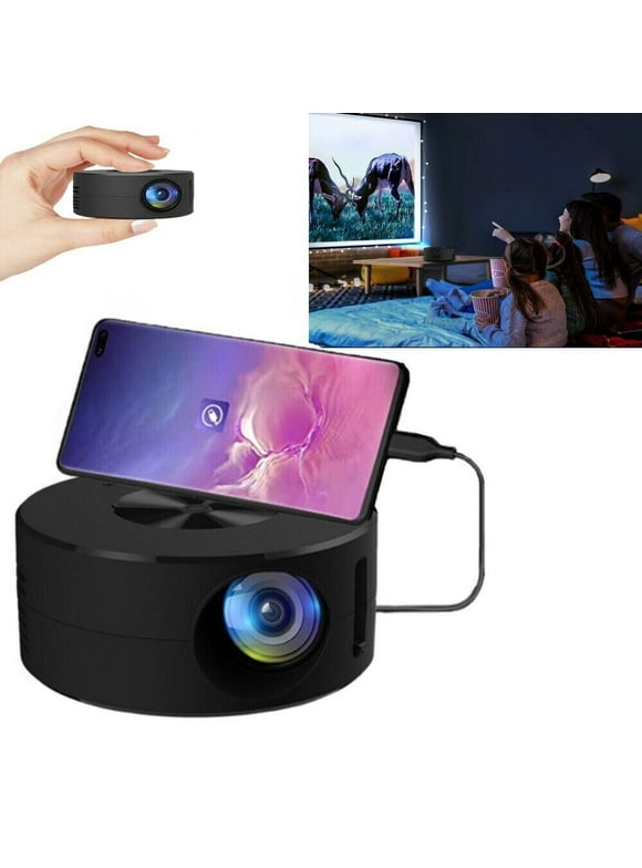 Jahy2Tech Eye Protection Portable HD LED Mini Black Projector For Android iPhone Home Theater Cinema