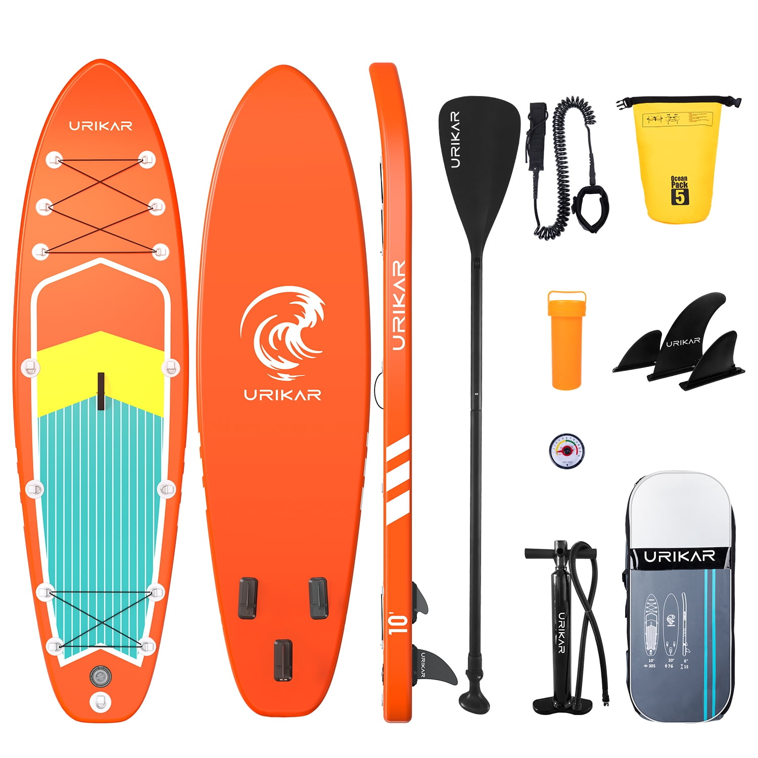 Inflatable Stand Up Paddle Board  SUP Water Sport Paddleboard With Accessories 