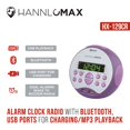 thumbnail image 5 of Radio despertador HANNLOMAX HX-129CR con Bluetooth y carga USB, 5 of 5