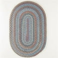 thumbnail image 1 of Rhody Rug BH97R060X096 5 x 8 ft. Bar Harbor Bluestone Oval Rug, Multi Color, 1 of 1