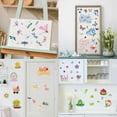 thumbnail image 6 of 8 Styles Summer Theme Window Stickers Wall Clings Peel and Stick PVC Waterproof Self Adhesive Decals Decor for Fridge Bedroom Living Room Kitchen Store Showcase Dorm Classroom, 6 of 9
