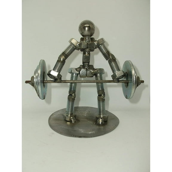 Dead Lift Metal Bolt Figurine