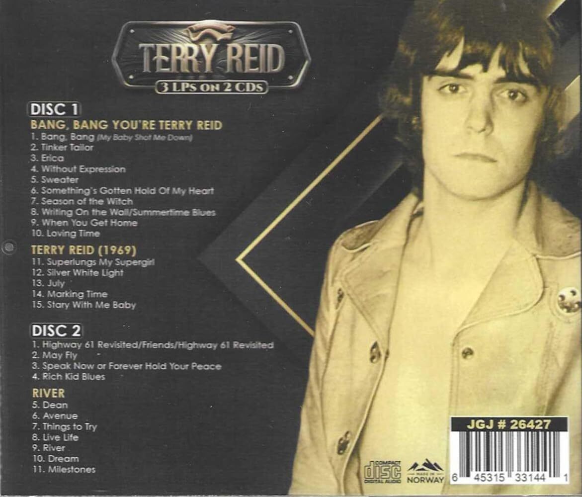 Terry Reid - (Bang Bang You're Terry Reid, Terry Reid (1969), River) - Music & Performance - CD
