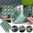 thumbnail image 1 of Xihbxyly Pegatinas de Hoja de Palma para Azulejos, Autoadhesivas para Suelo y Pared, Resistentes Al Aceite y Al Agua, Fáciles de Instalar, Decoración para El Hogar, Baño y Cocina, Juego de 10 Unidade, 1 of 2