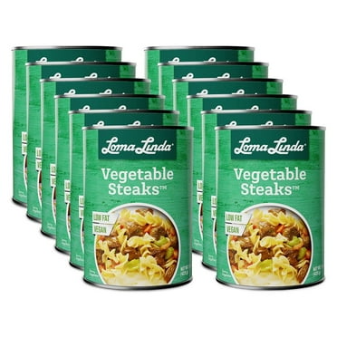 Loma Linda - Plant-Based Meats Vegetable Steaks (15 oz.) (12 Pack) - Vegan
