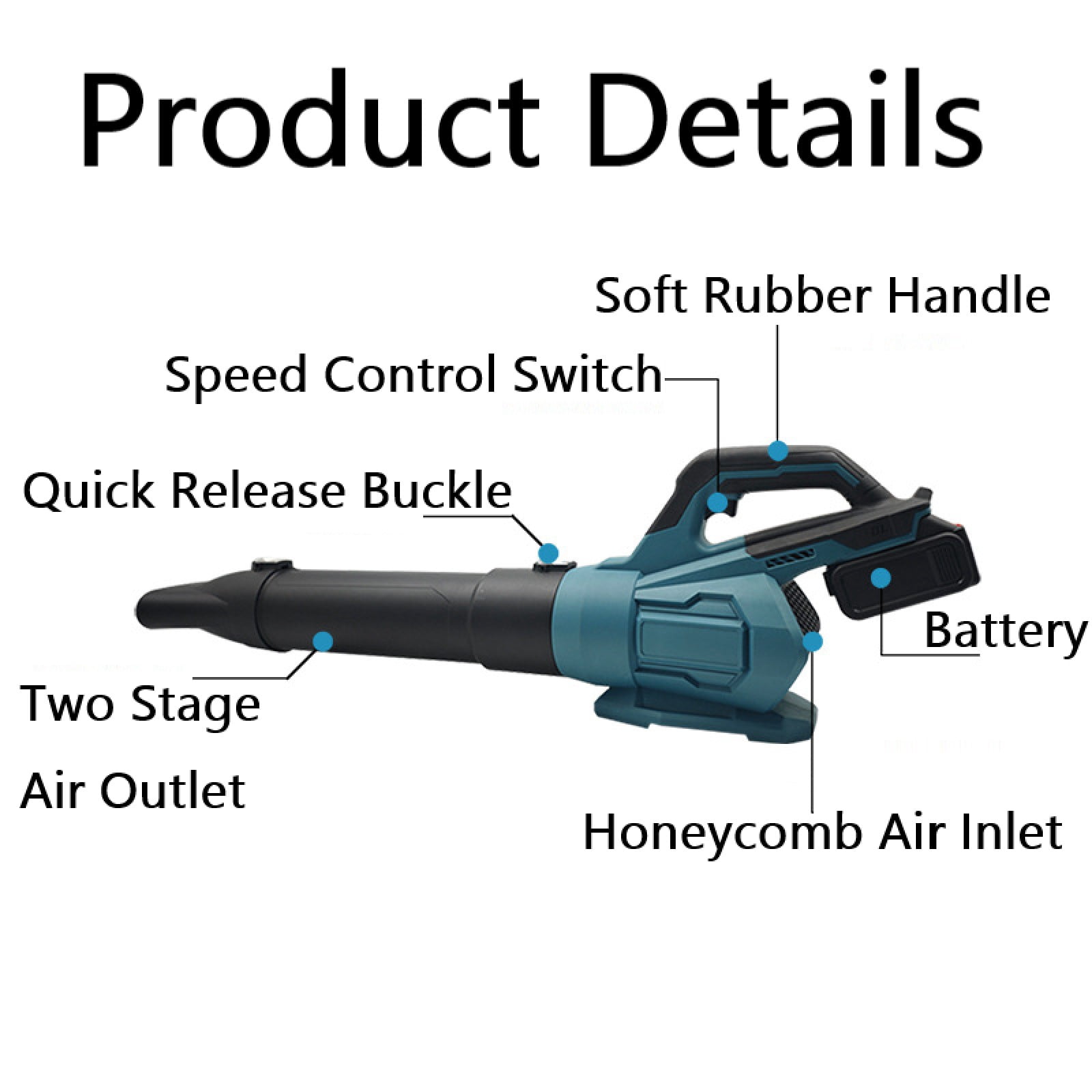 Pecham Leaf Blower Cordless, 21V Leaf Blower with 4.0 Ah Battery, 480CFM &160MPH Electric Blower for Lawn Care, Yard, Garage, Blowing Leaves, Dust or Snow