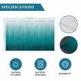 thumbnail image 6 of Teal Ombre Placemats Set of 6, Contemporary Gradient Abstract Art Placemats for Dining Table, Place Mats for Kitchen Tabletop, Waterproof Wipeable Dining Table Mats Set, 6 of 9
