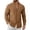 Coffee, variant on Mens Button Up Shirts Vintage Soft Fabric Long Sleeve Shirts Lightweight Loose Tops for Cruise