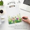 thumbnail image 5 of Coolnut Wildflowers Clipboard A4 Standard Size Decorative Clipboard with Low Profile Metal Clip for Students Men Women Classroom and Office Gifts, 5 of 7