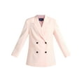 thumbnail image 3 of Scoop Women's and Women's Plus Crepe Slouchy Double Breasted Blazer, Sizes XS-4X, 3 of 5