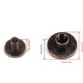 thumbnail image 2 of HUGFEGWE 20Pcs Flat Leather Rivets Chicago Binding Screws Posts Assortment Kit for Scrapbook Photo Albums Leather Repair (5mm) CJB91-78546, 2 of 7