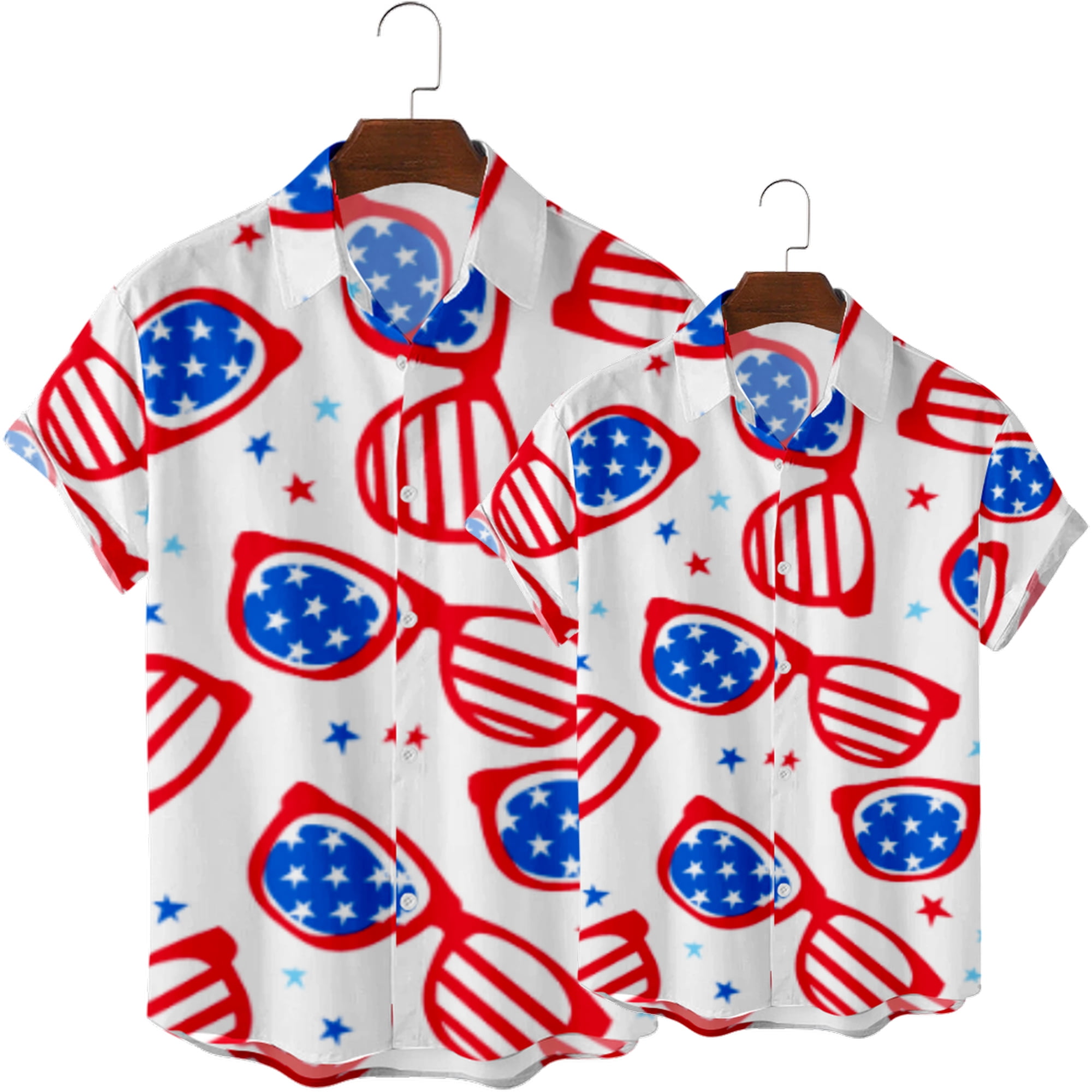 LUXIFER Mens and Boys Hawaiian Shirt Regular Fit Hawaiian Shirts for