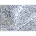 thumbnail image 3 of Ambesonne Ethnic Quilted Coverlet 2 Pcs, Traditional Blossom Flowers, Twin Size, Ivory Soft Blue, 3 of 4