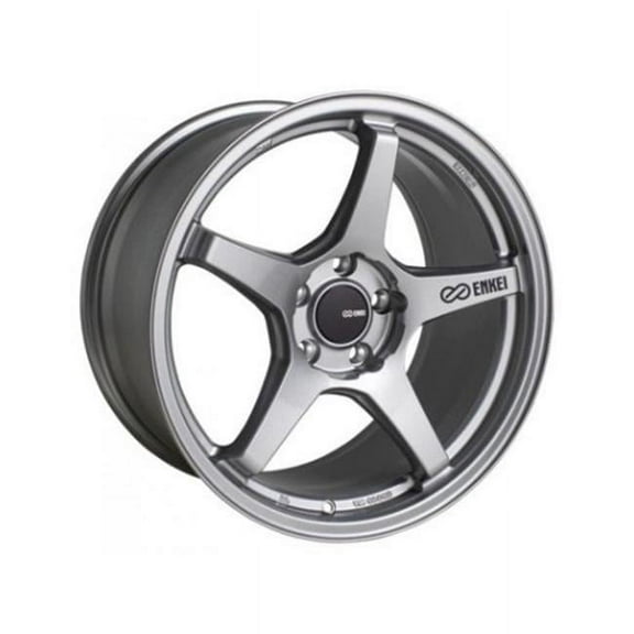 Enkei 521-895-6538GR 18 x 9.5 & 5x114.3 Bolt Pattern 38 mm Offset 72.6 mm Bore TS-5 Storm Gray Wheel