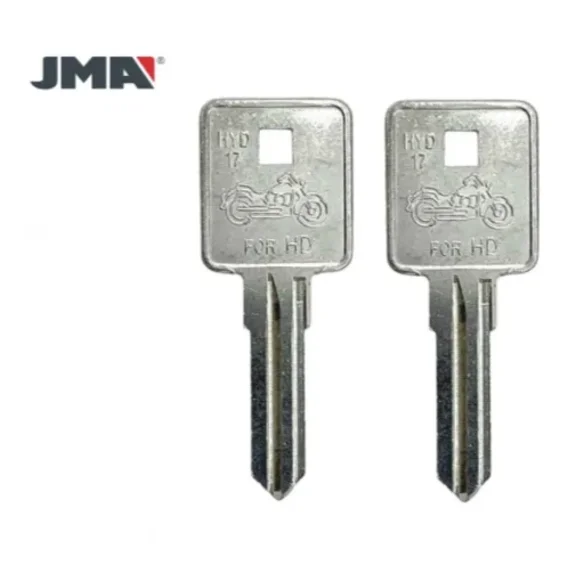 X2 Harley Davidson Sportster 2012 - 2021 Motorcycle X234 HYD13 HD4D Key Blank