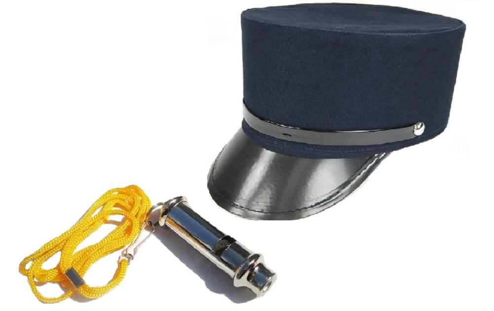 mens train conductor hat