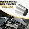 thumbnail image 2 of Unique Bargains 2pcs Car Mandrel Exhaust Bend Elbow Pipe 304 Stainless Steel Concentric Reducer 2" OD to 2.5" OD, 2 of 6