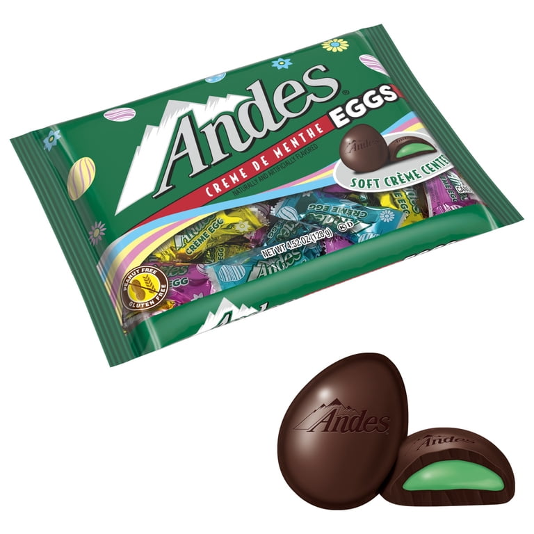 Andes, Crème de Menthe Easter Eggs, 4.52 oz. Peanut Free, Gluten