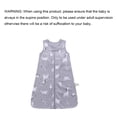 thumbnail image 2 of Pijama Niño Miracle Baby Saco de Dormir para Bebé de Algodón sin Mangas, 0,5 TOG, de 0 a 6 Meses, 2 of 5