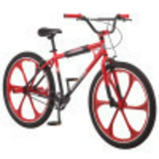アウトドア その他 Mongoose 26 In. Grudge Mag BMX Freestyle Bike, Single Speed, Red / Black