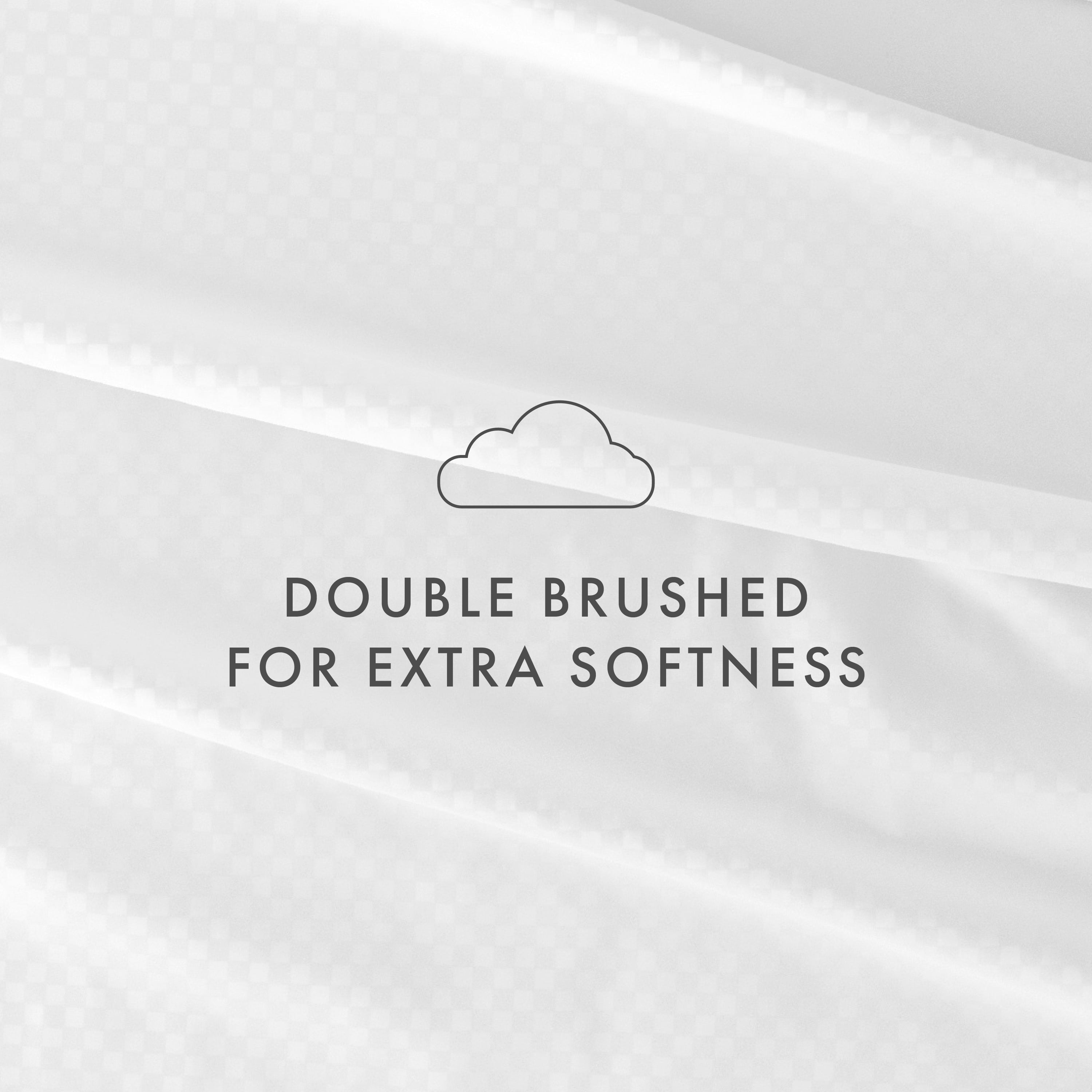 Noble Linens 4 Piece White Checkered Embossed Bed Sheet Set, Queen