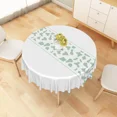 thumbnail image 3 of Tchckioa Modern Tablecloth for Kitchen Dinner Decor,60 Inch Round Oil-resistant Table Cloth Cover, 3 of 6