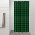 thumbnail image 2 of Green Black Checkerboard Checkered Pattern Shower Curtain 36"x72" ,Bathroom Decorative Shower Curtains Set with 12 Hooks,Modern Waterproof Washable Shower Curtain, 2 of 6
