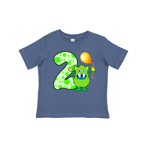 Inktastic 2nd Birthday Monster Boys or Girls Toddler T-Shirt