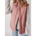 thumbnail image 6 of Sleeveless Fall Winter Jackets for Women Lightweight Stand Collar Cropped  Vest Button Zip Up Quilted Bomber Jacket Warm Coat Outerwear with Pockets, 6 of 6