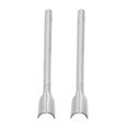 thumbnail image 3 of Half Round Leather Cutter, Leather Craft Tool Easy Operation 2Pcs Incisive Heavy Duty Portable Strap Punch for DIY 10mm, 3 of 8