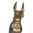 thumbnail image 5 of Large Egyptian Jackal Dog Anubis Statue 12.5"H God Of Mummification Afterlife, 5 of 10