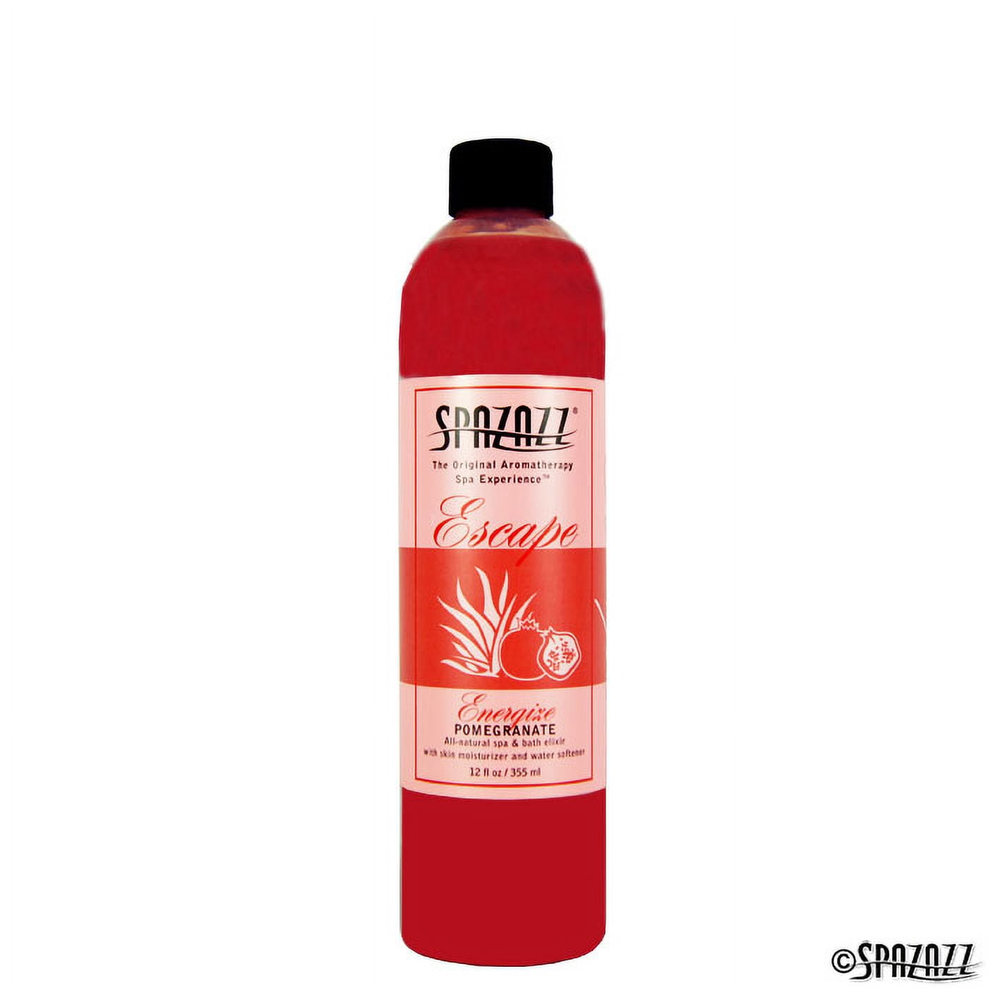 Spazazz SPZ-291 12 oz Original Aromatherapy & Spa experience Elixir, Pomegranate Energize