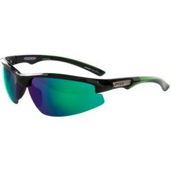 Spiderwire Terror Eyes Fishing Sunglasses Green Mirror