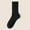 Black, variant on daznei Women Soft Cotton Ankle Socks 1 Pack Solid Mid Cuf Socks for Casual Wear Multi Color to Choice Like Black Pink Beige White Red Coffee Rose Gold Khaki Green Yellow Green Free Size