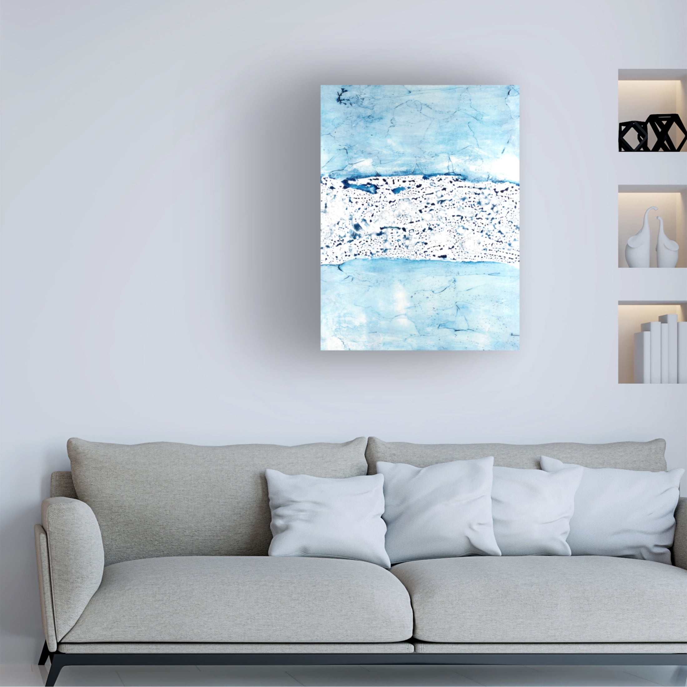 Canvas Wall Art - Michael Willett 'Stonewashed II' Wall Art for Living Room, Bedroom, or Office Décor by Trademark Fine Art - 35 x 47 Inches