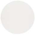 thumbnail image 2 of Safavieh Faux Rabbit Fur David Solid Machine Washable Slip Resistant Area Rug, Off White, 6' x 6' Round, 2 of 12