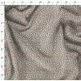 thumbnail image 4 of Soimoi Orange polyester Crepe Fabric Leaves Leaves Printed Fabric 1 Yard 42 Inch Wide, 4 of 6