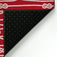 thumbnail image 2 of Addison Rugs Indoor/Outdoor Harpswell Ocean Rope Washable Rug 2'3" x 7'6" Runner - Ruby, 2 of 5