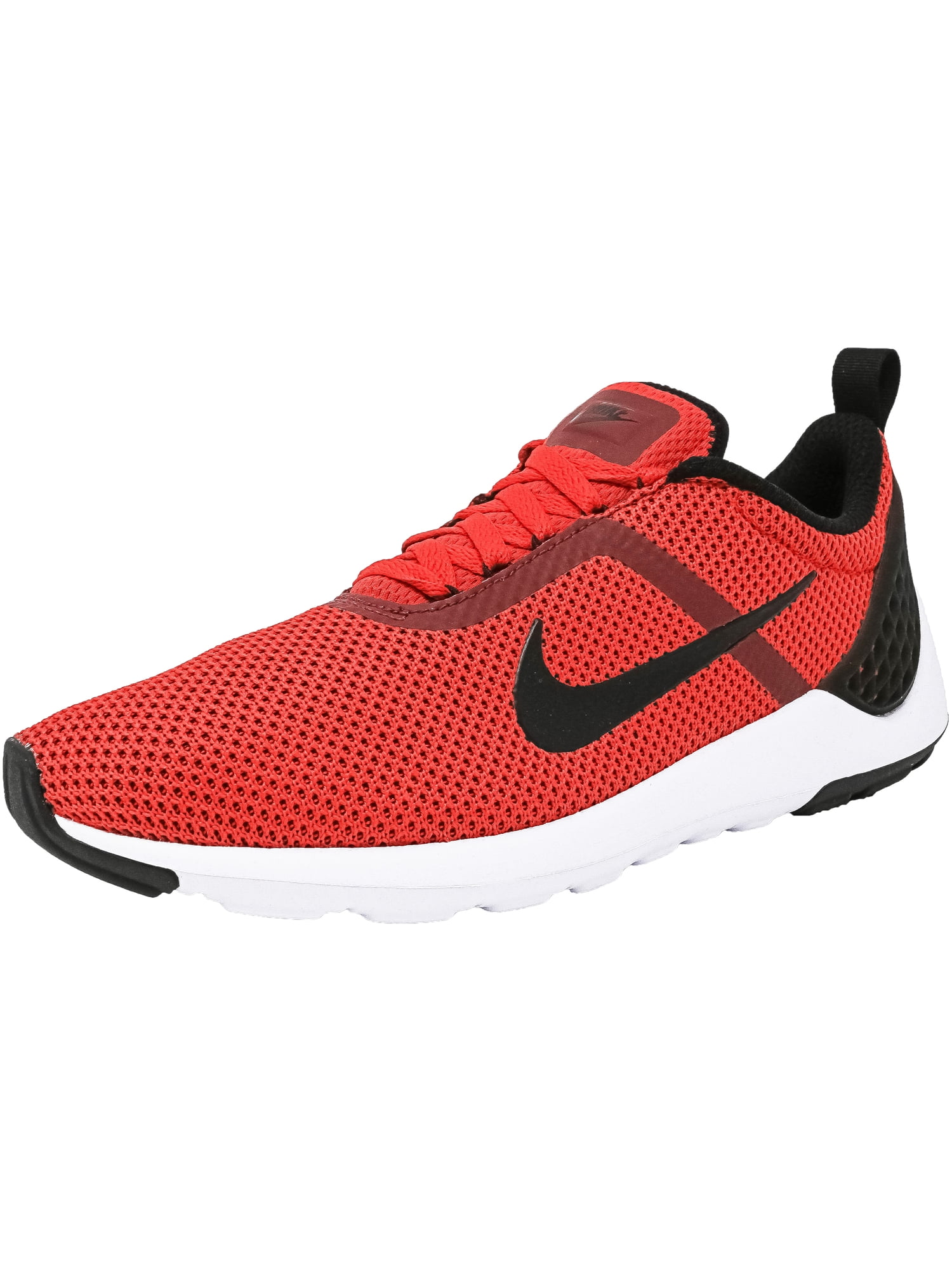 nike red black running shoes