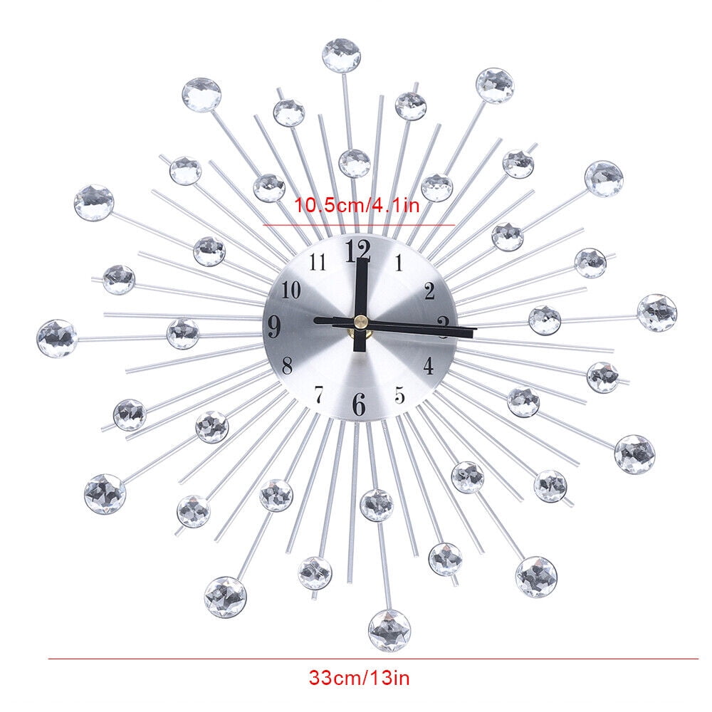 Wall Clock, Modern Wall Clock Battery Operated, Large Wall Clocks for Living Room Decor for Hotels, Offices, Living Rooms, Bedrooms