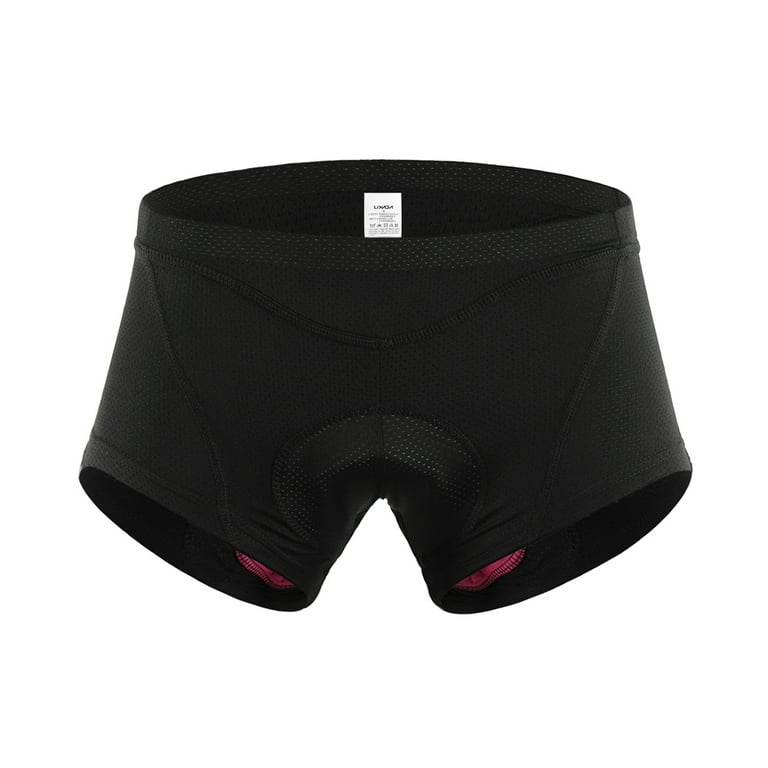 Lixada Women Bike Underwear 3D Padded Bicycle Briefs MTB Cycling Biking  Underwear Shorts
