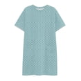 thumbnail image 6 of Gamivast Summer Dresses for Women Short Sleeve Round Neck Polka Dot Shift Dress Loose Fit Pockets Tunic Dress Casual Daily Holiday Beach Trip, 6 of 6