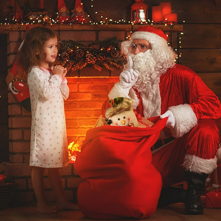 Horse Blanket Storage Bag Santa Container Xmas Bag Pouch Kids 1Pcs